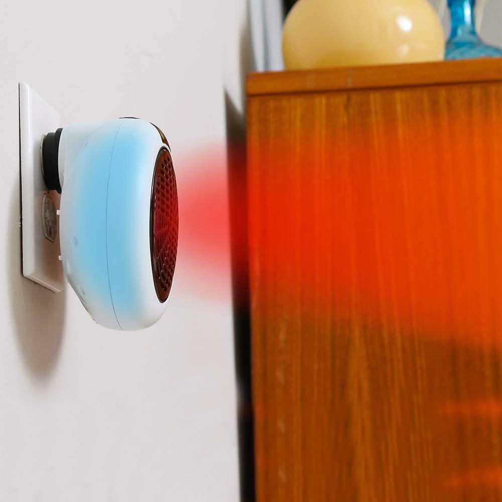 Portable Plug In Electric Heat Adjustable Thermostat DailySale
