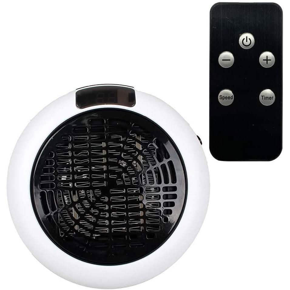 Portable Plug In Electric Heat Adjustable Thermostat DailySale