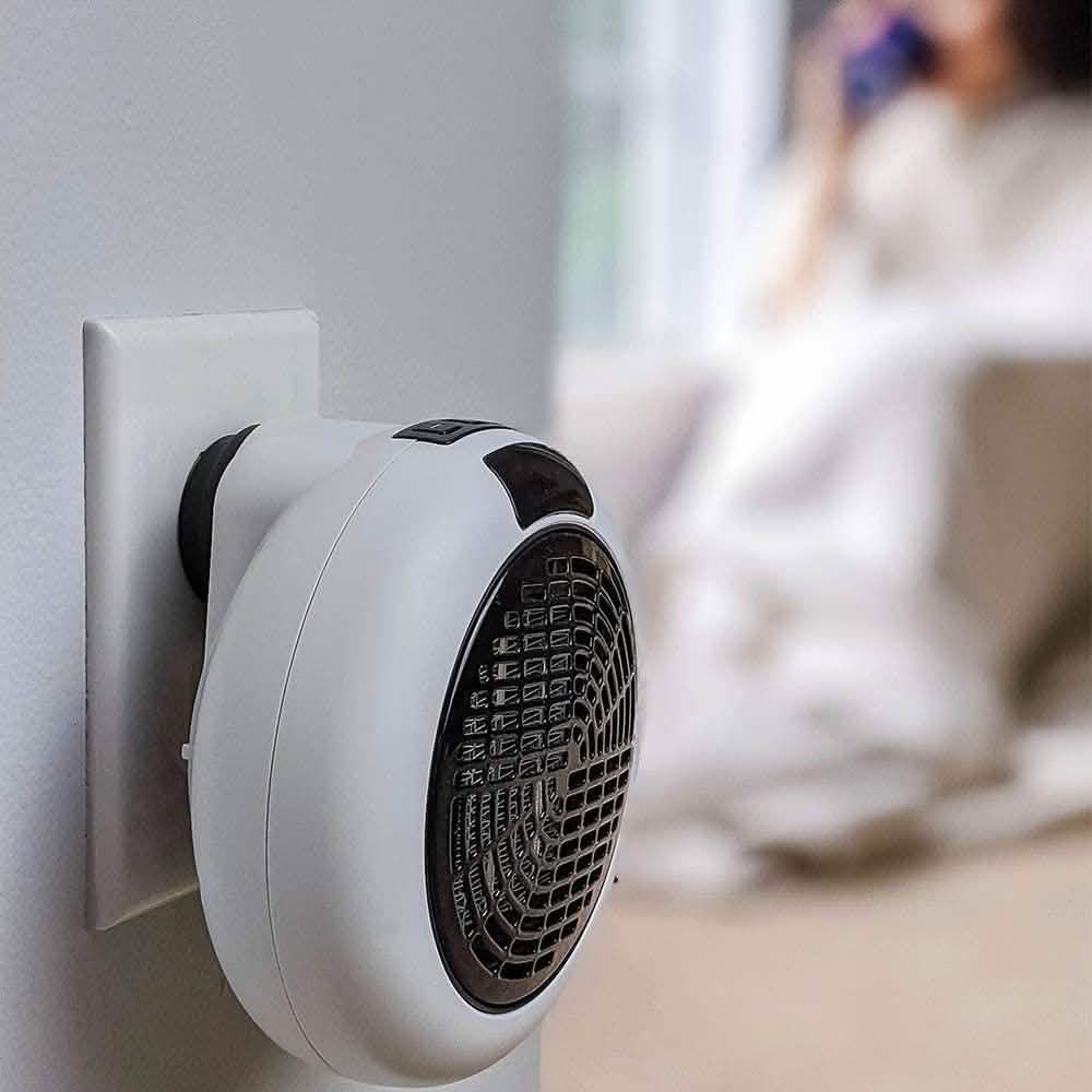 Portable Plug In Electric Heat Adjustable Thermostat DailySale