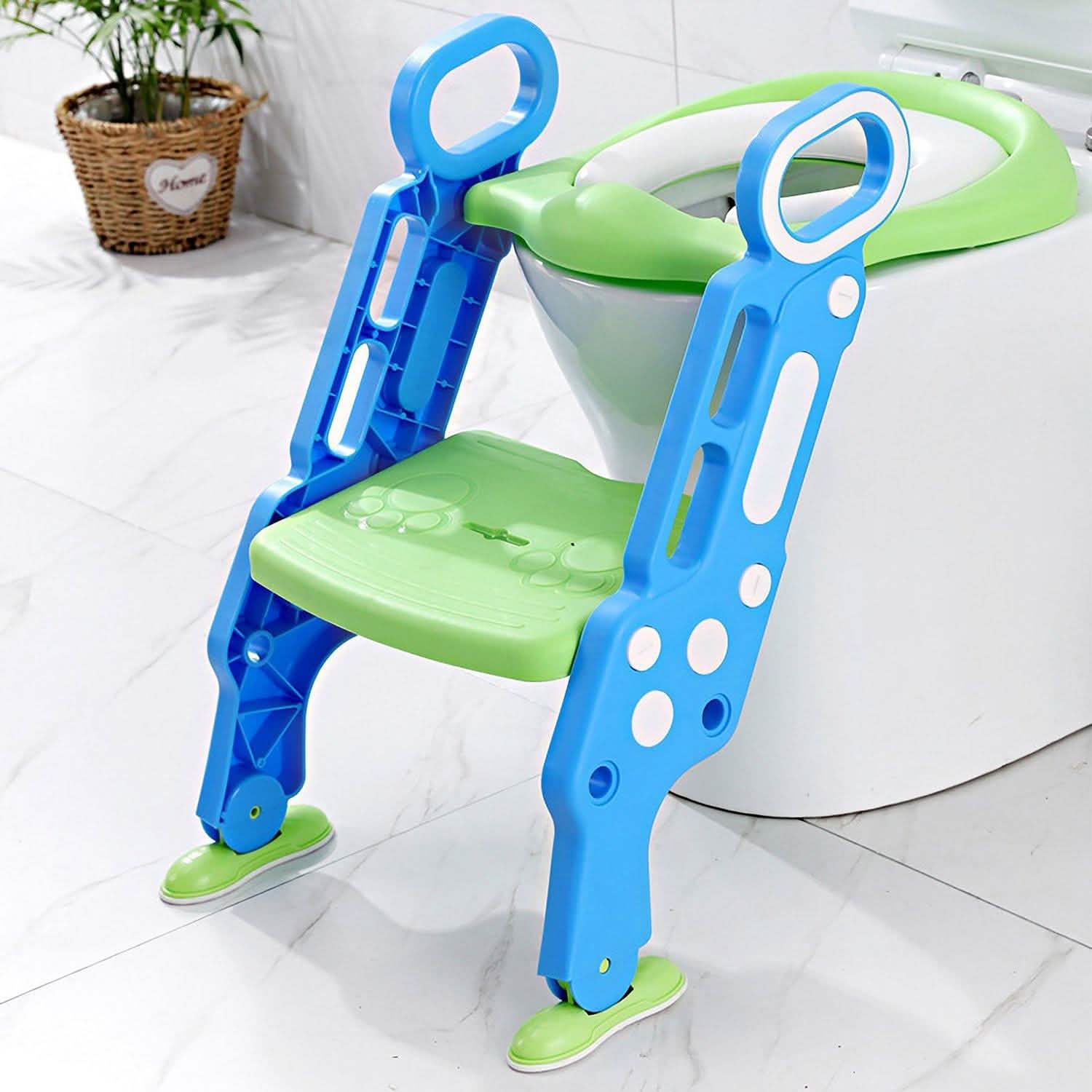 Potty Training Toilet Seat with Steps DailySale