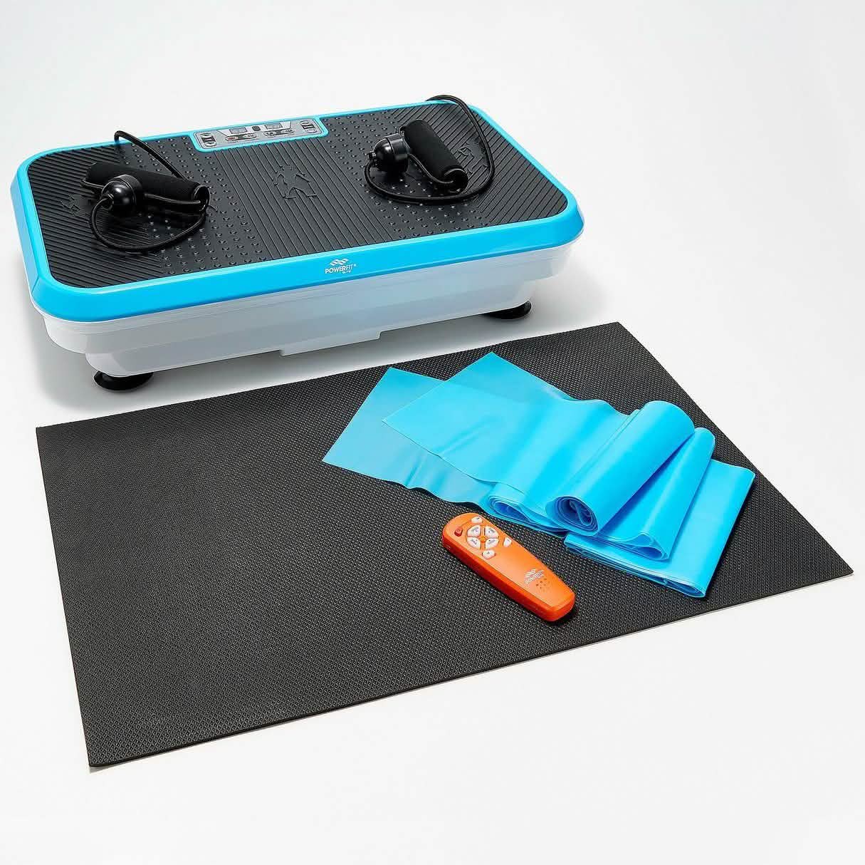 PowerFit Elite Vibration Platform with Exercise Bands and Mat (Refurbished) DailySale