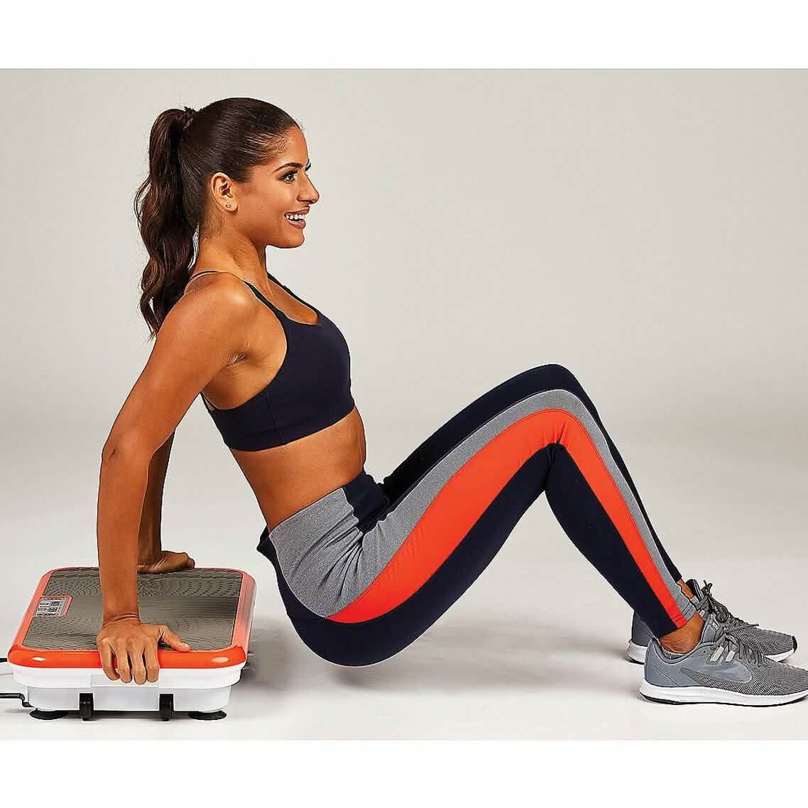 PowerFit Elite Vibration Platform with Exercise Bands and Mat (Refurbished) DailySale