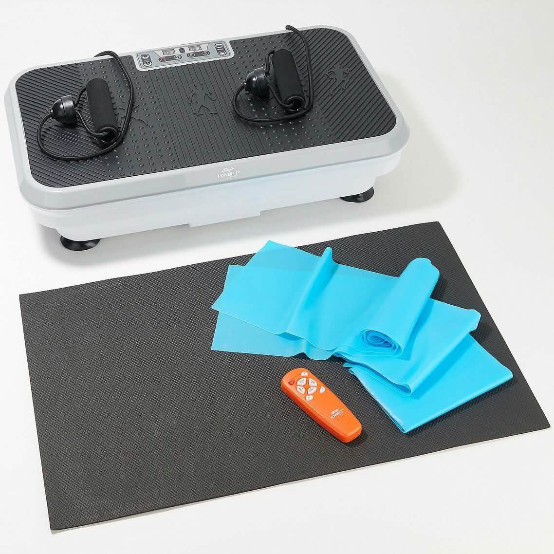PowerFit Elite Vibration Platform with Exercise Bands and Mat (Refurbished) DailySale