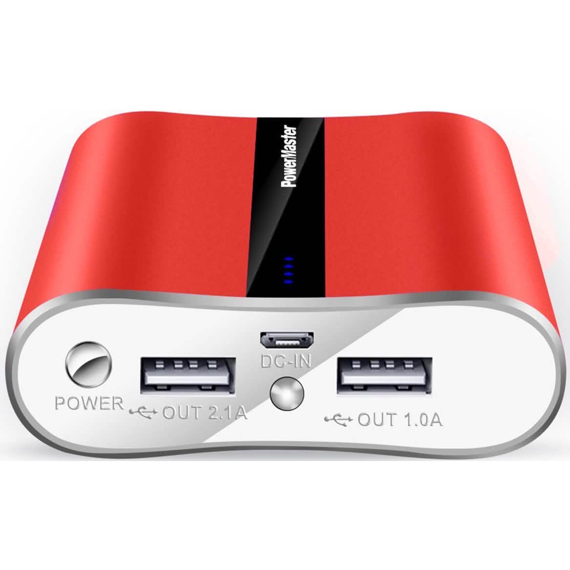 Powermaster 12000mAh Portable Charger with Dual USB Ports 3.1A Output DailySale