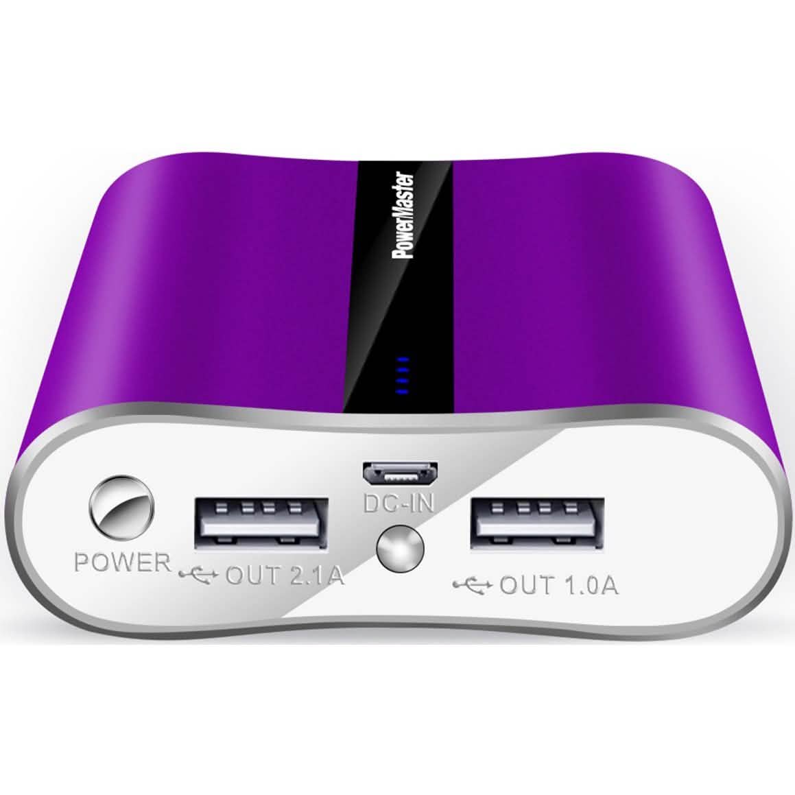Powermaster 12000mAh Portable Charger with Dual USB Ports 3.1A Output DailySale