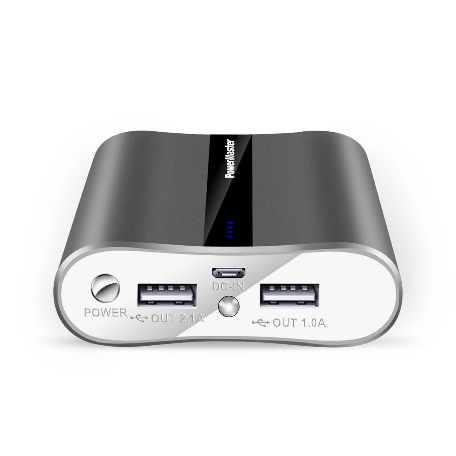 Powermaster 12000mAh Portable Charger with Dual USB Ports 3.1A Output DailySale