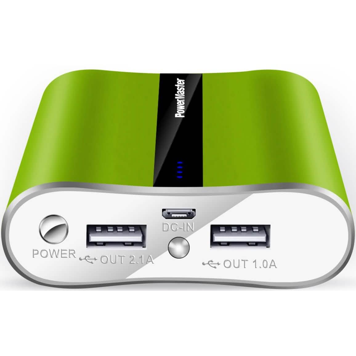 Powermaster 12000mAh Portable Charger with Dual USB Ports 3.1A Output DailySale