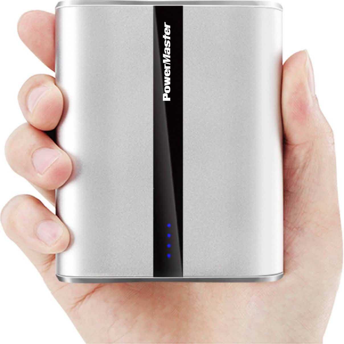 Powermaster 12000mAh Portable Charger with Dual USB Ports 3.1A Output DailySale