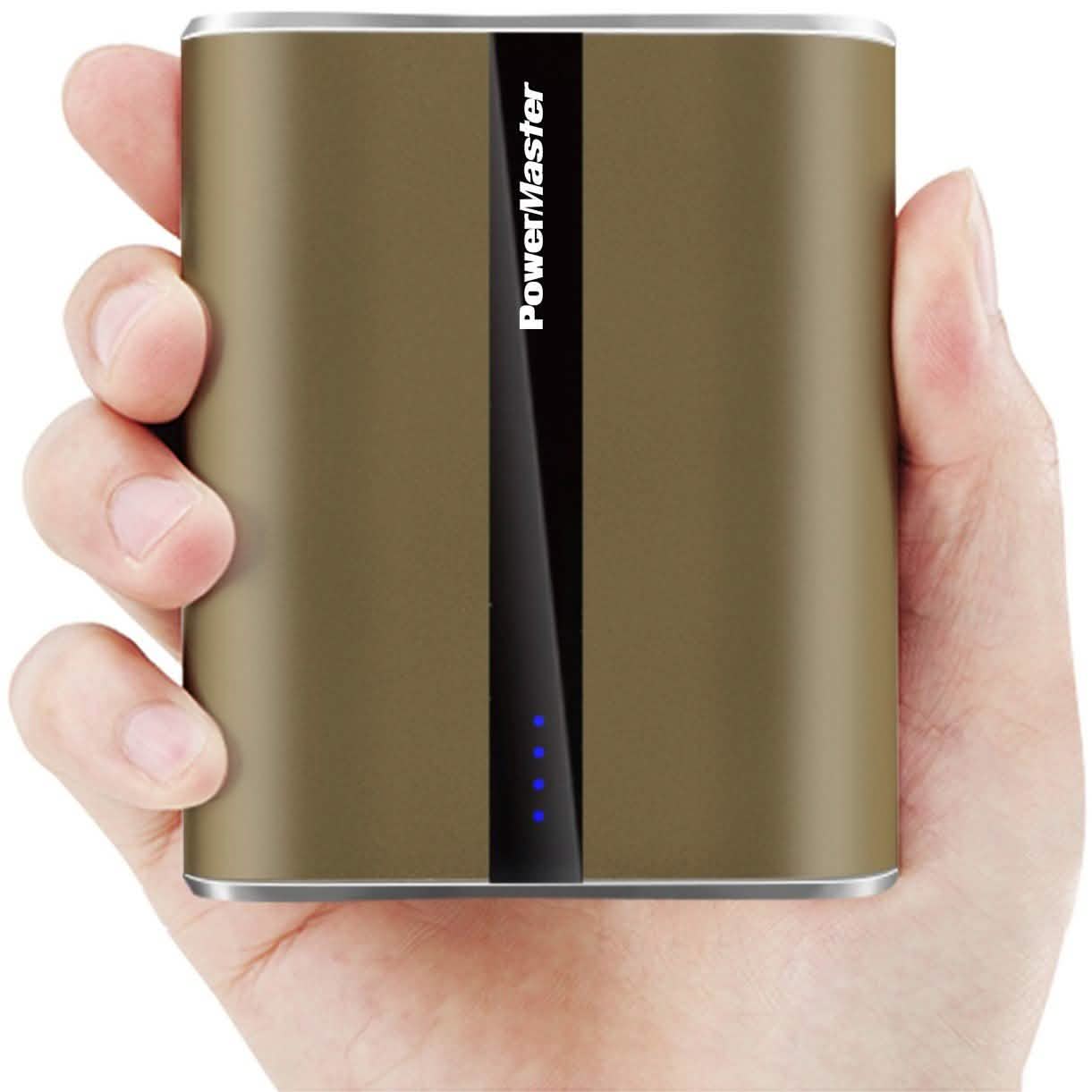 Powermaster 12000mAh Portable Charger with Dual USB Ports 3.1A Output DailySale