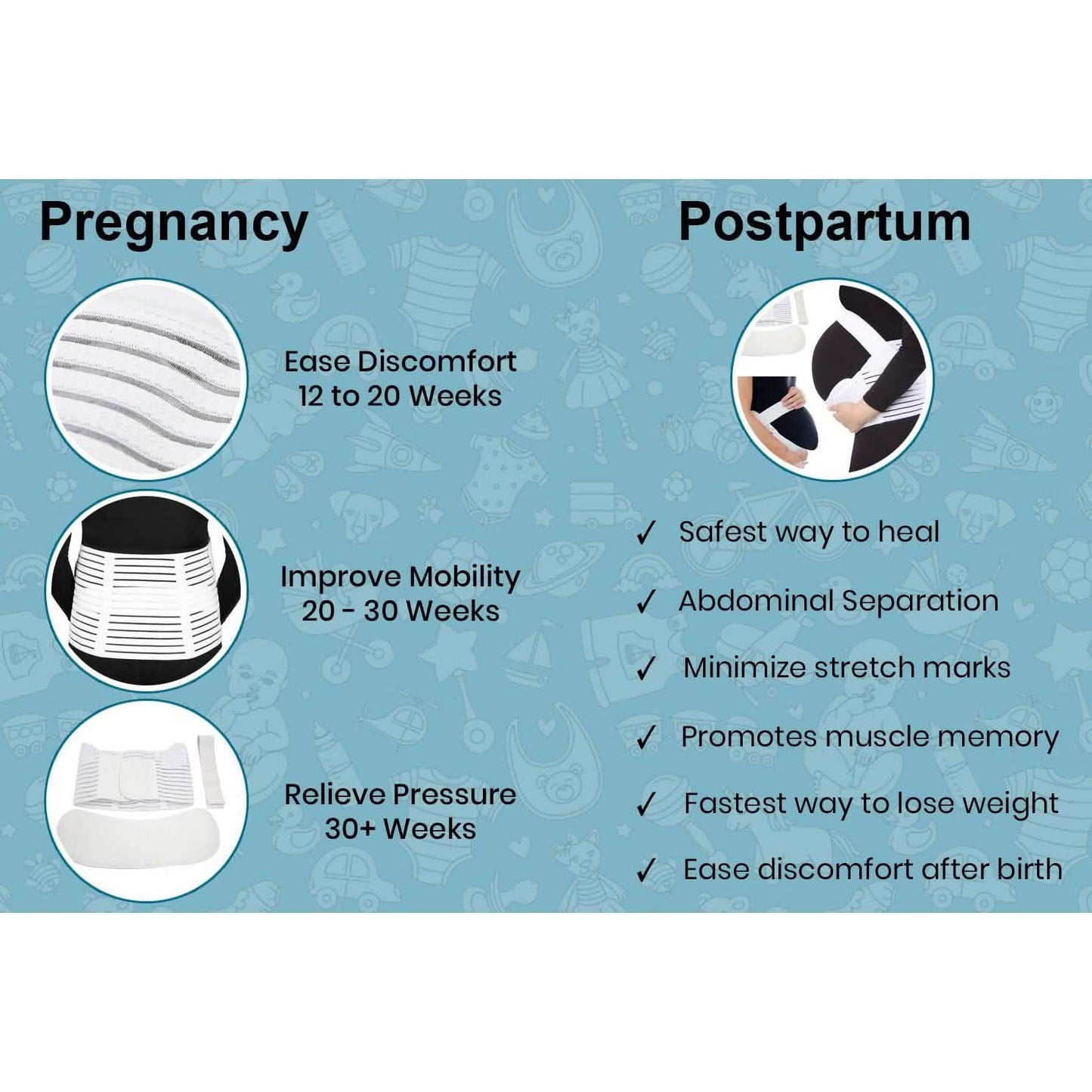 Pregnancy Support Maternity Pain Relief Belt Brace DailySale