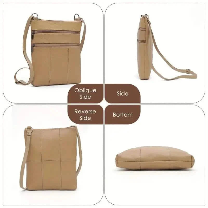 Premium Leather Organizer Purse Women's Handbag Travel Bag DailySale