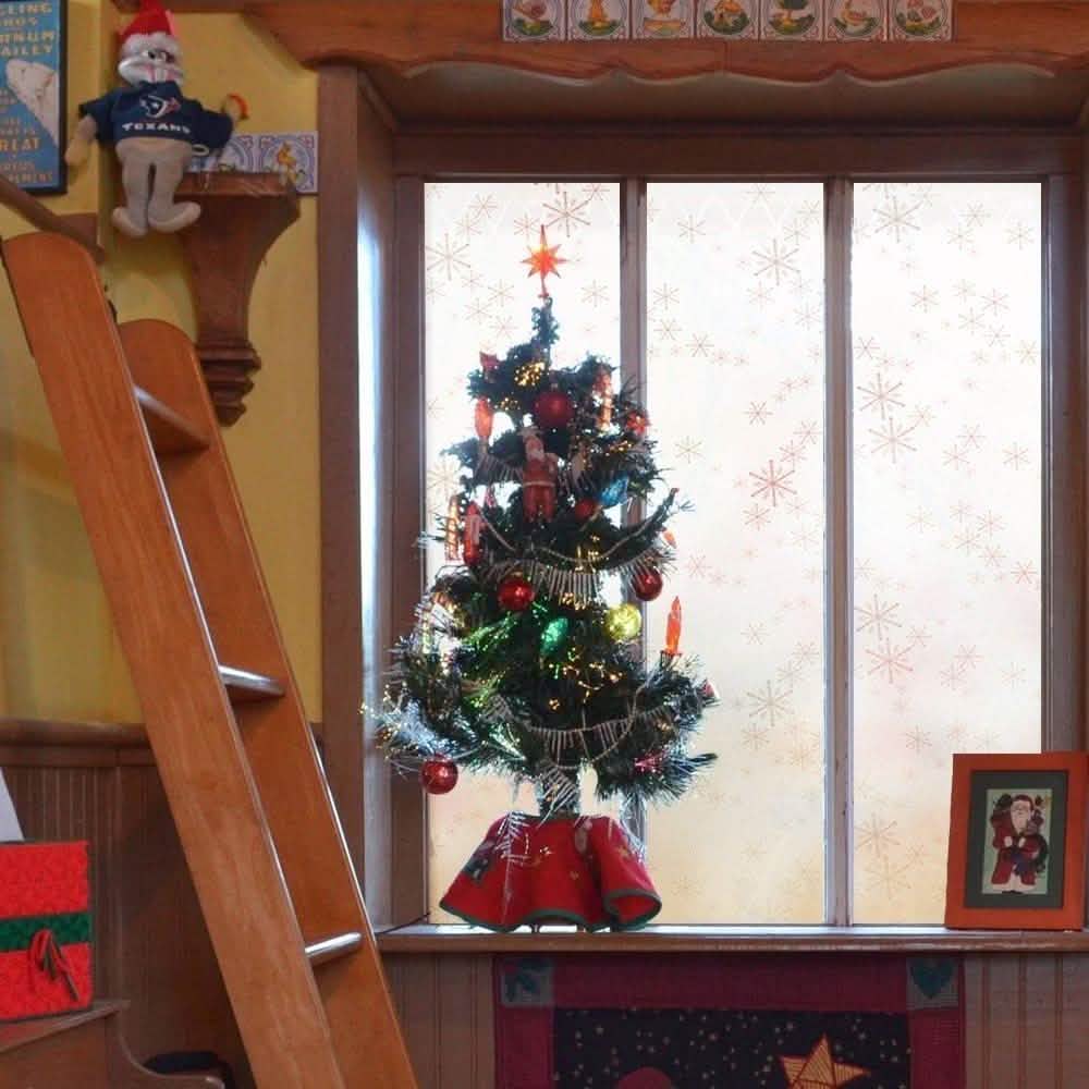 Privacy Window Film Sun Blocking Non-Adhesive Anti UV Window Sticker - Assorted Styles DailySale
