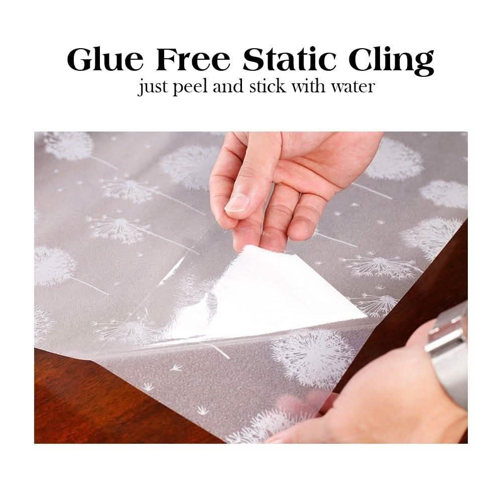 Privacy Window Film Sun Blocking Non-Adhesive Anti UV Window Sticker - Assorted Styles DailySale