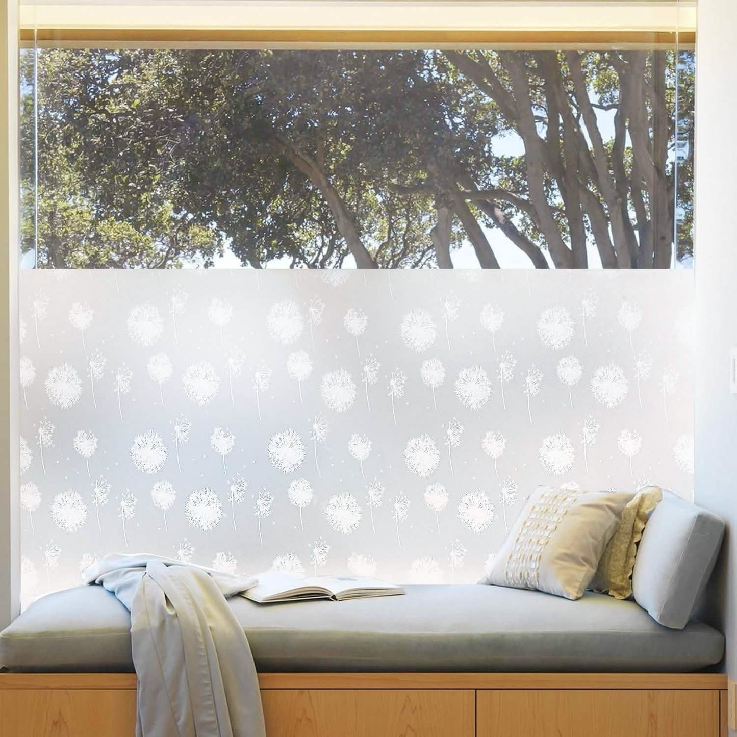 Privacy Window Film Sun Blocking Non-Adhesive Anti UV Window Sticker - Assorted Styles DailySale