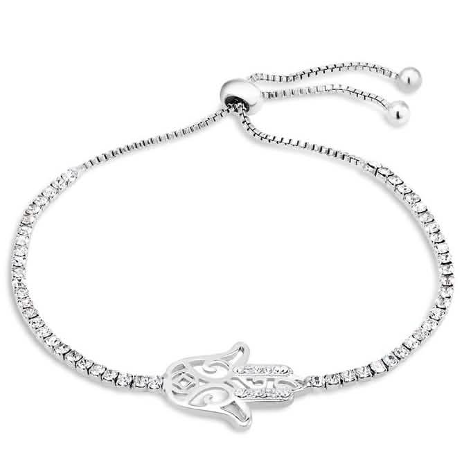 Cubic Zirconia Charm Bracelet - Assorted Sizes DailySale