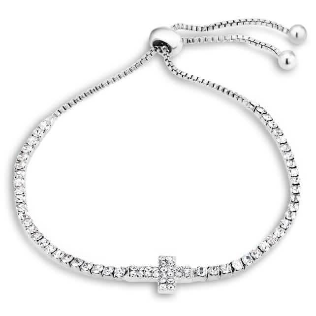 Cubic Zirconia Charm Bracelet - Assorted Sizes DailySale
