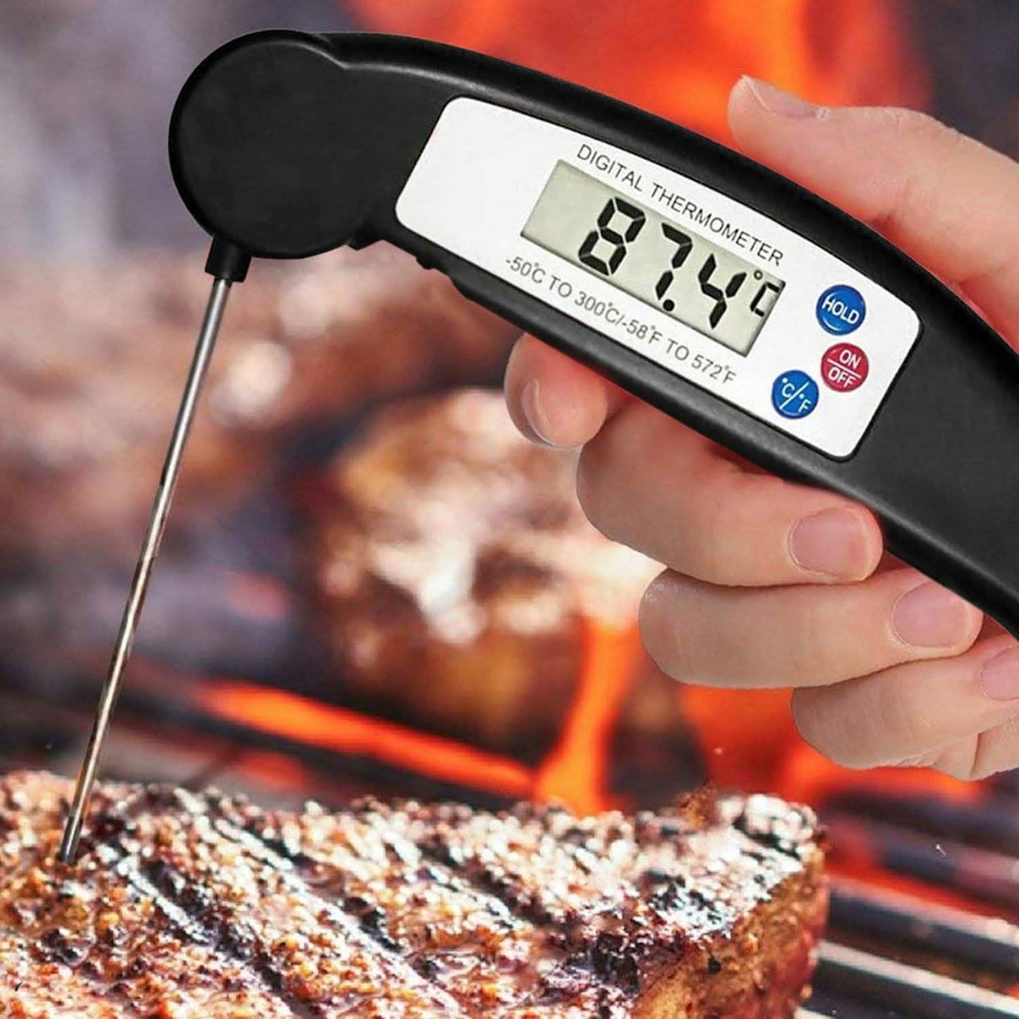 ProThermo Instant-Read Digital Meat Thermometer DailySale