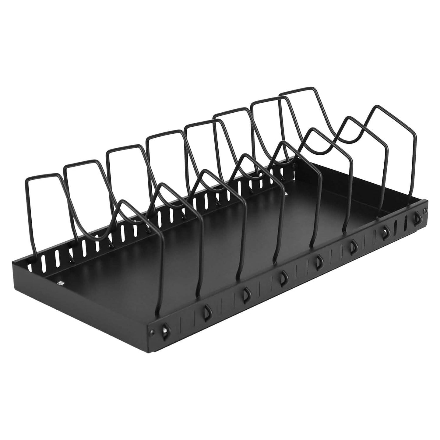 Pull Out Pots and Pans Organizer with 8 Adjustable Dividers DailySale