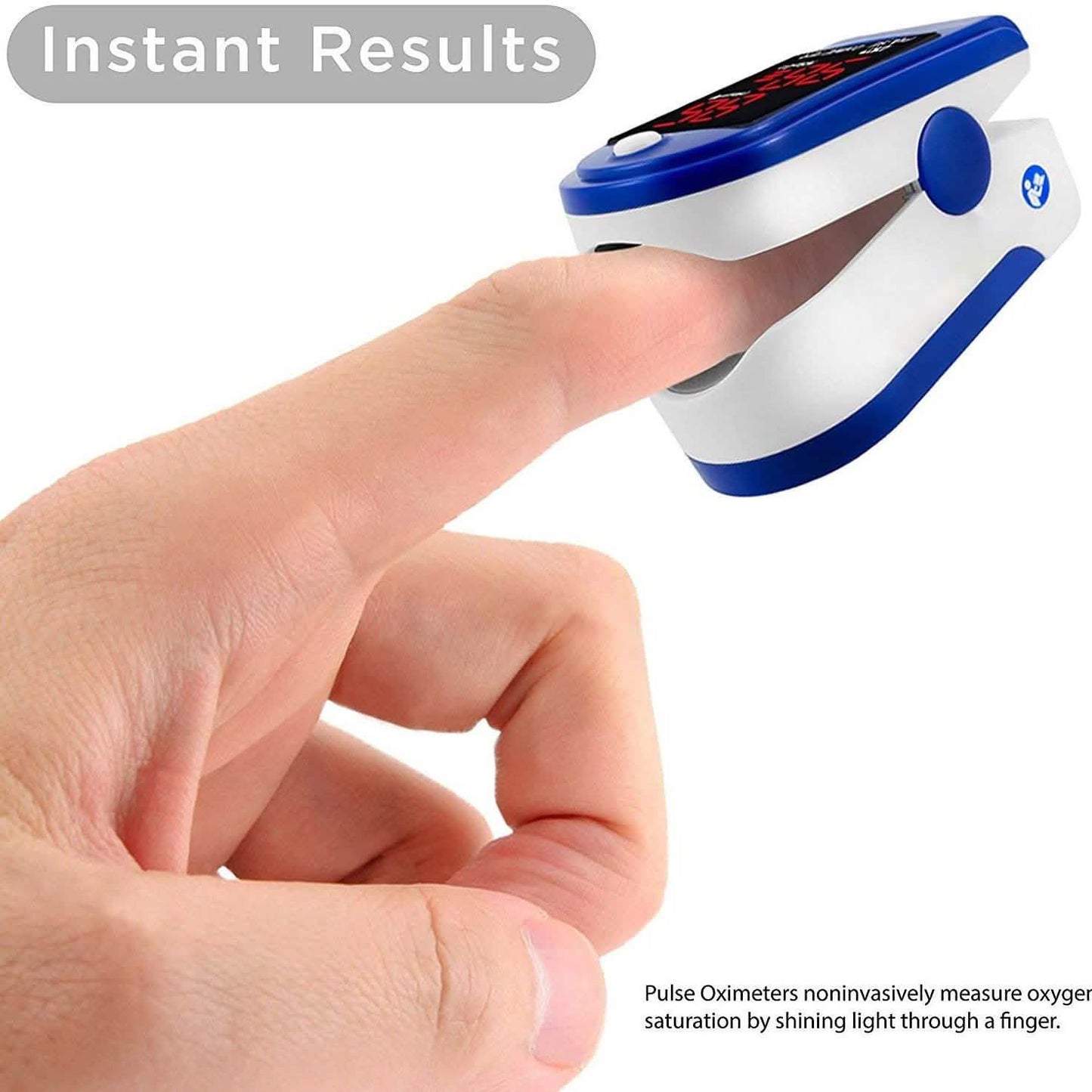 Pulse Oximeter H8 Fingertip Oximetry Blood Oxygen SpO2 Monitor Fitness Tracker DailySale