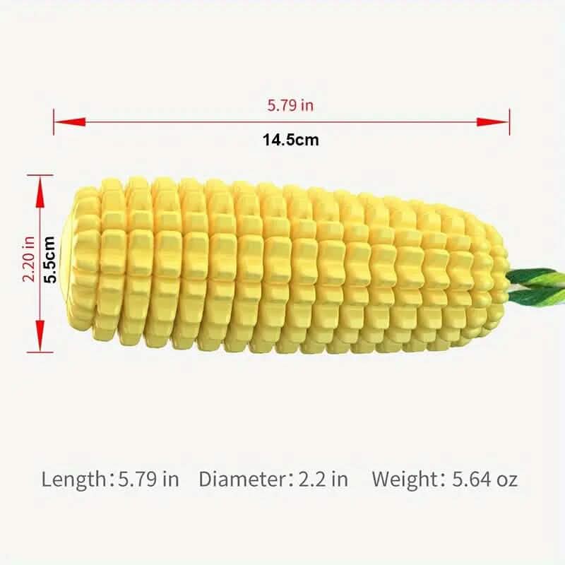 Puppy Dog Teeth Chew Squeaky Interactive Corn Toy DailySale