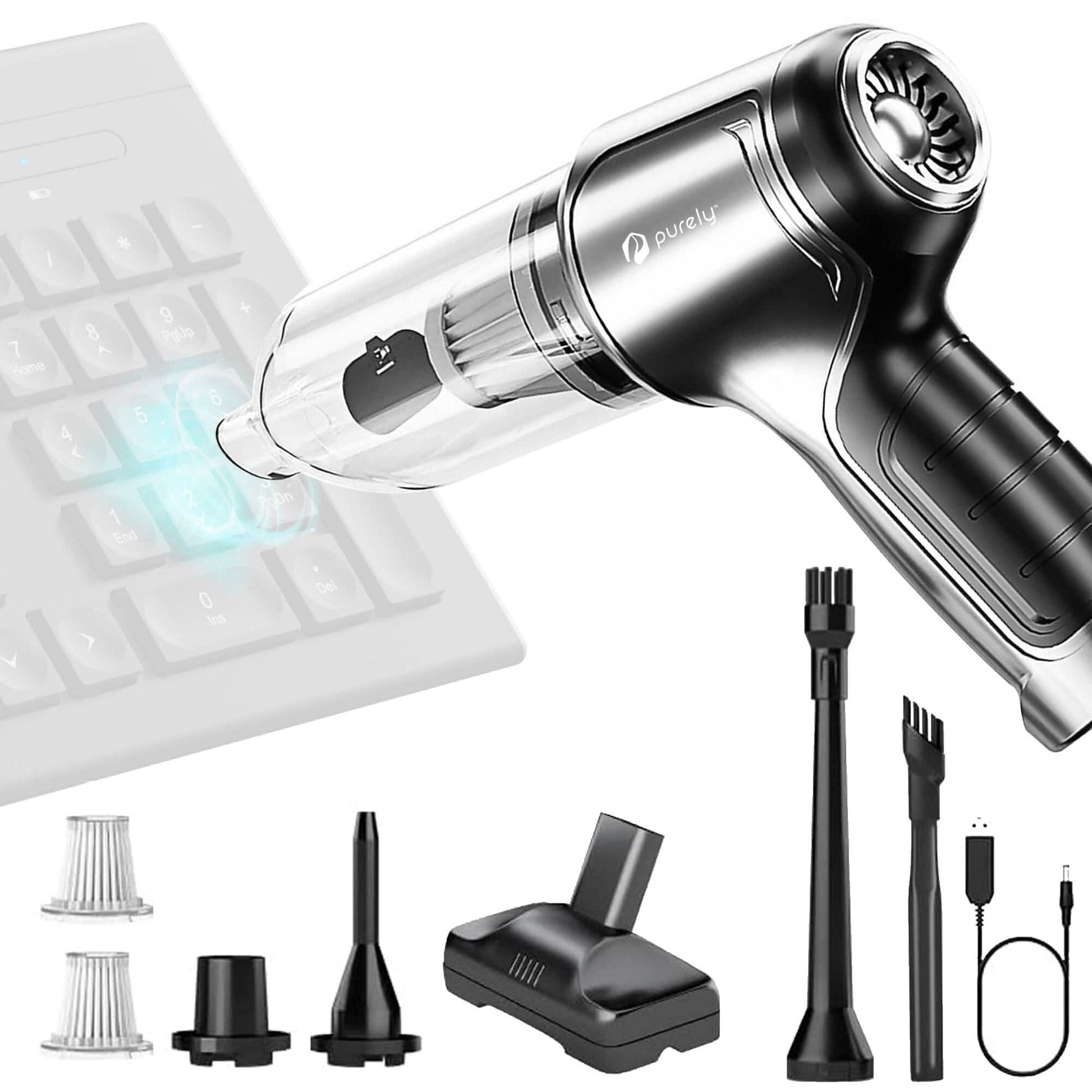Purely C105 Keyboard Cleaner, Compressed air Duster & Vacuum Cleaner DailySale