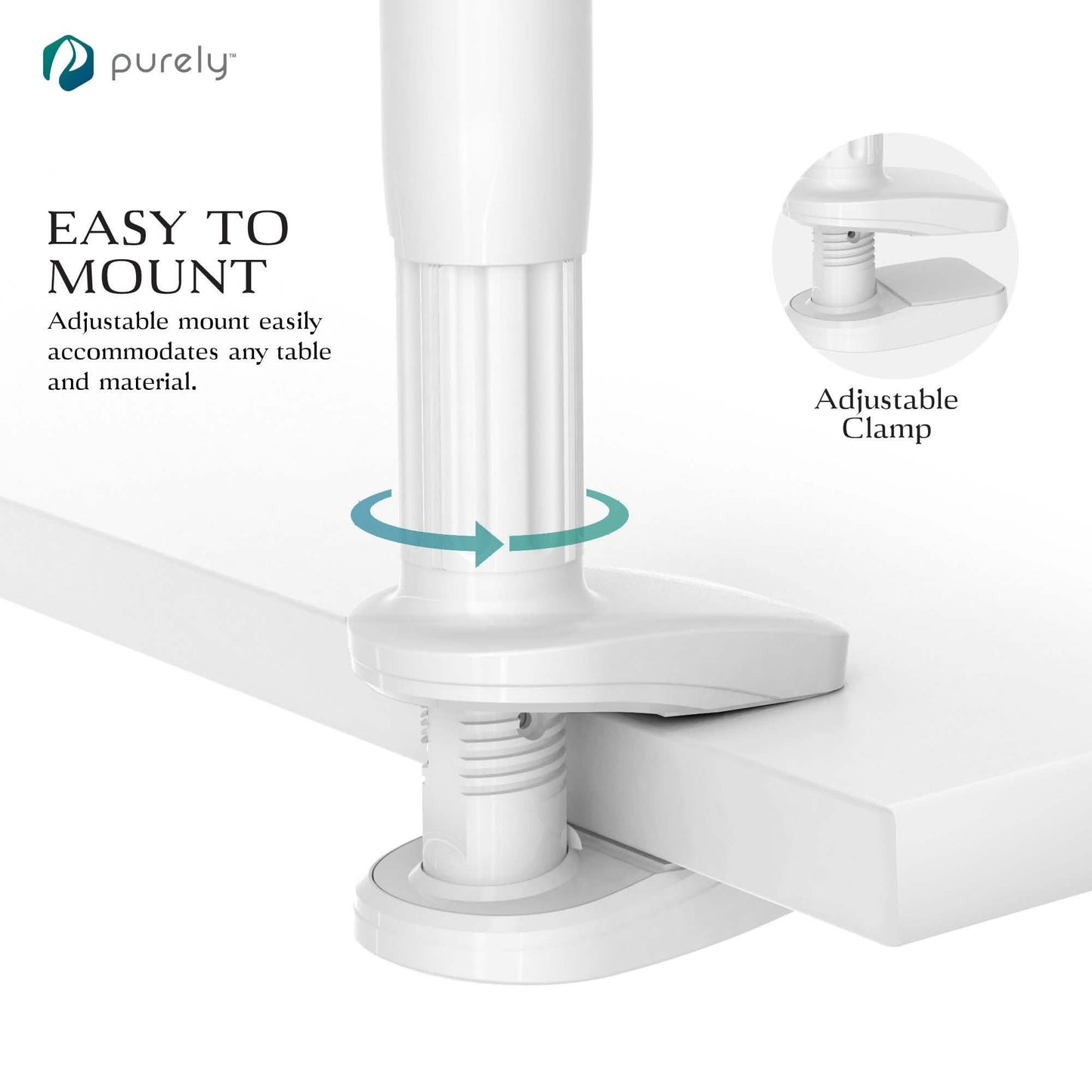 Purely Gooseneck Phone Holder - Flexible Arm Cell Phone Stand for Desk DailySale