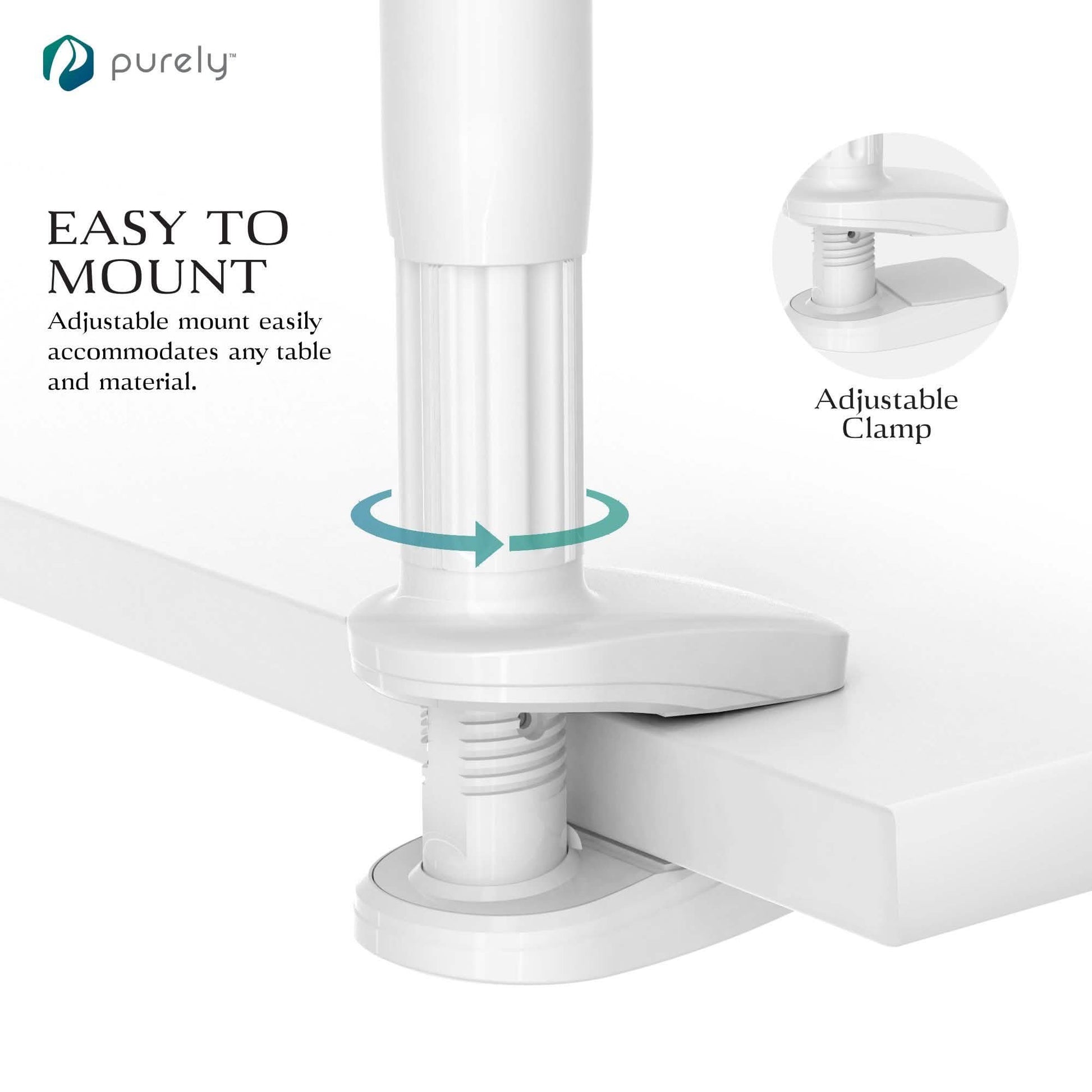 Purely Gooseneck Phone Holder - Flexible Arm Cell Phone Stand for Desk DailySale