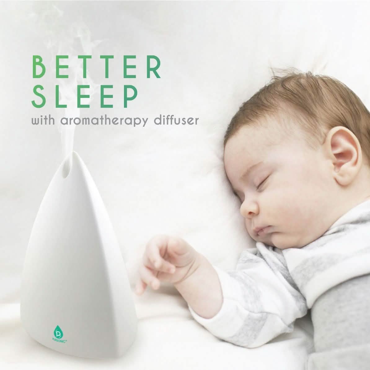 Pursonic Aroma Diffuser with Remote and 6-Pack Aromatherapy Oils DailySale
