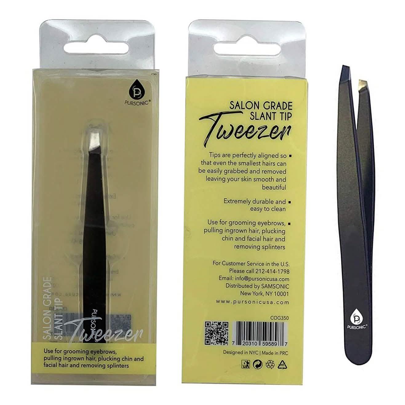 Pursonic Professional Slant Tip Tweezer DailySale