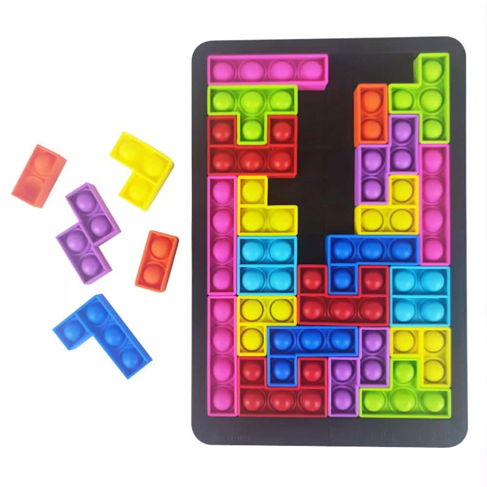 Push POP Anti-Stress Tetris Game DailySale