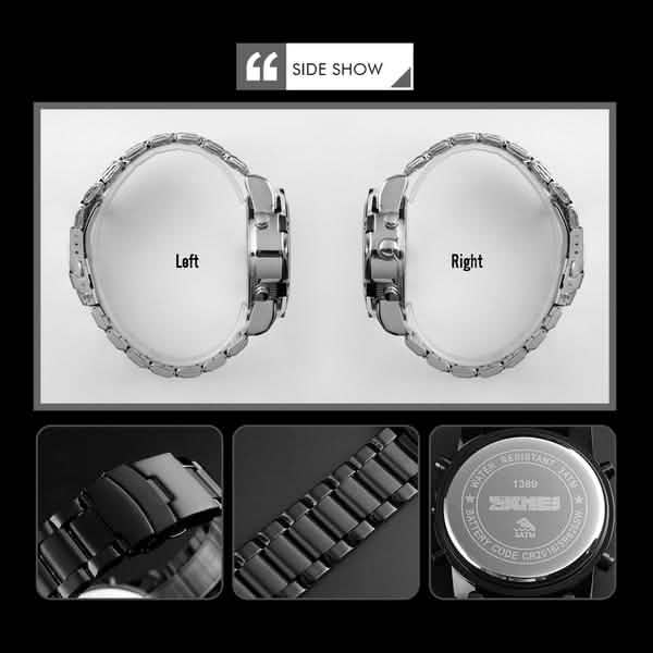 Quartz Men's Digital Clock Fashion Watch Relogio Masculino 1389 DailySale