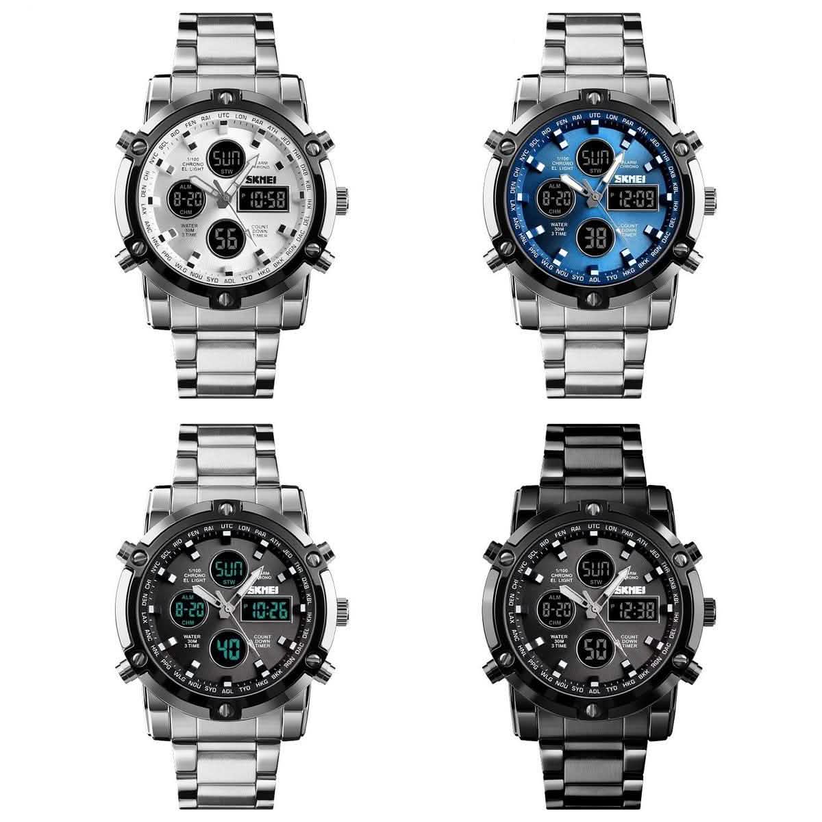 Quartz Men's Digital Clock Fashion Watch Relogio Masculino 1389 DailySale