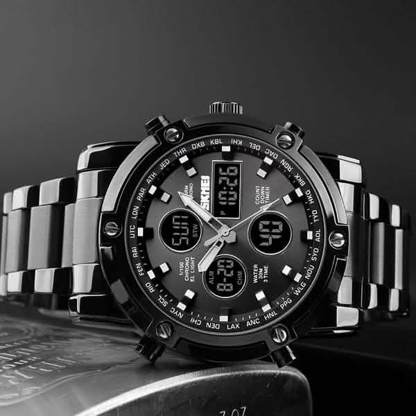 Quartz Men's Digital Clock Fashion Watch Relogio Masculino 1389 DailySale
