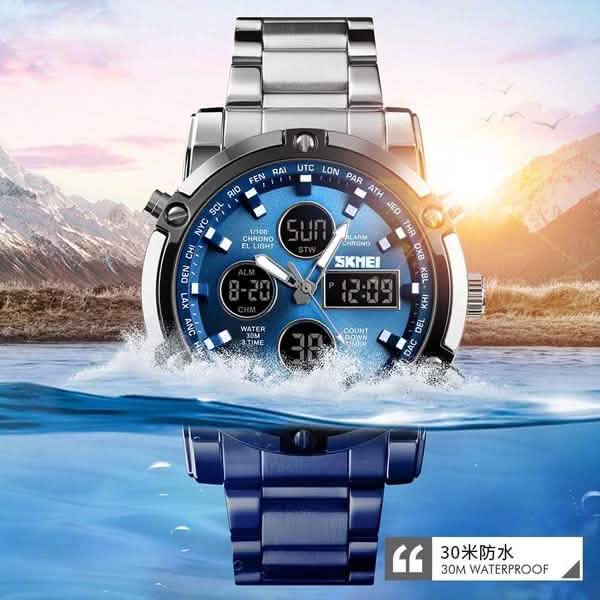 Quartz Men's Digital Clock Fashion Watch Relogio Masculino 1389 DailySale