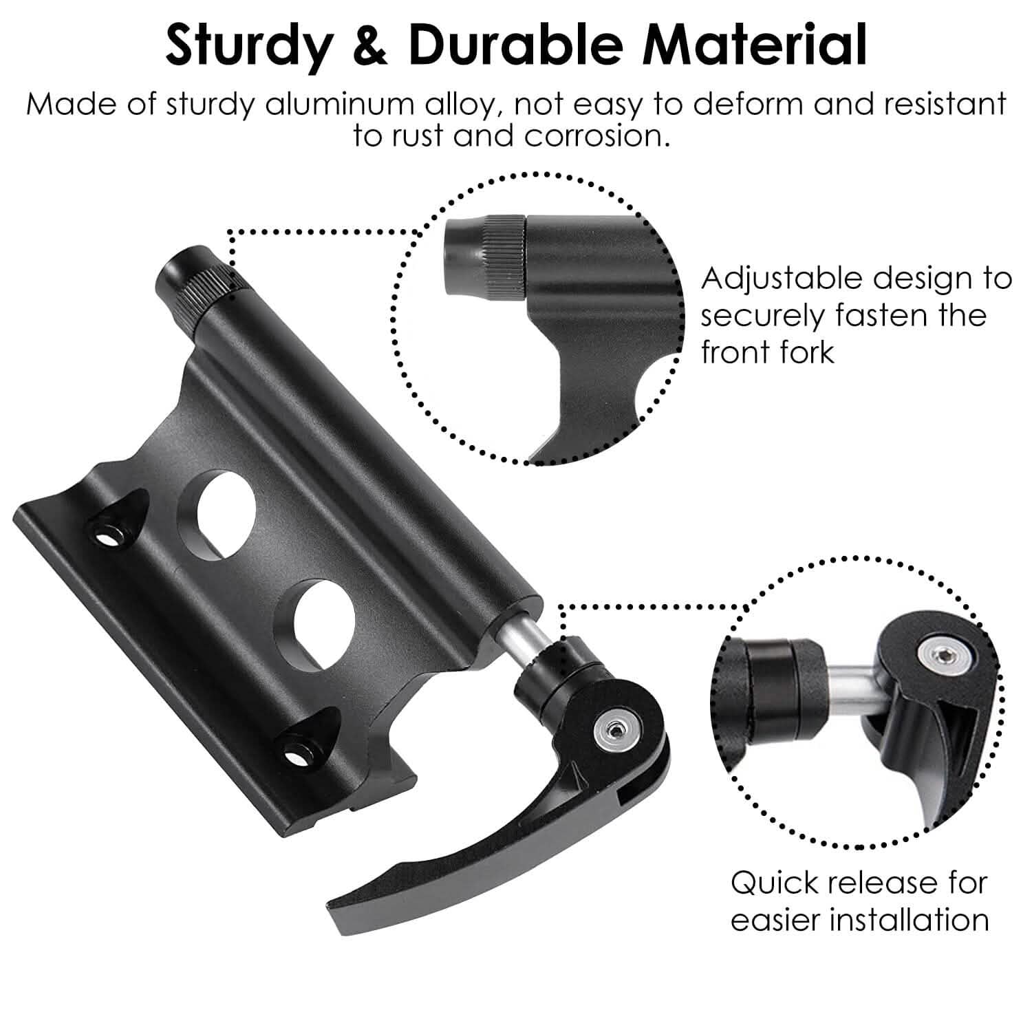 Quick Release Bike Fork Block Mount Rack for Car Roof DailySale
