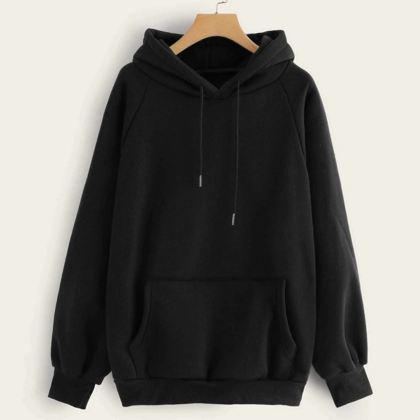 Raglan Sleeve Kangaroo Pocket Hoodie DailySale