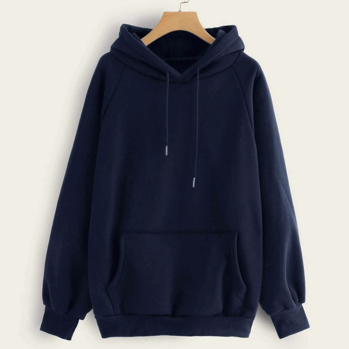 Raglan Sleeve Kangaroo Pocket Hoodie DailySale