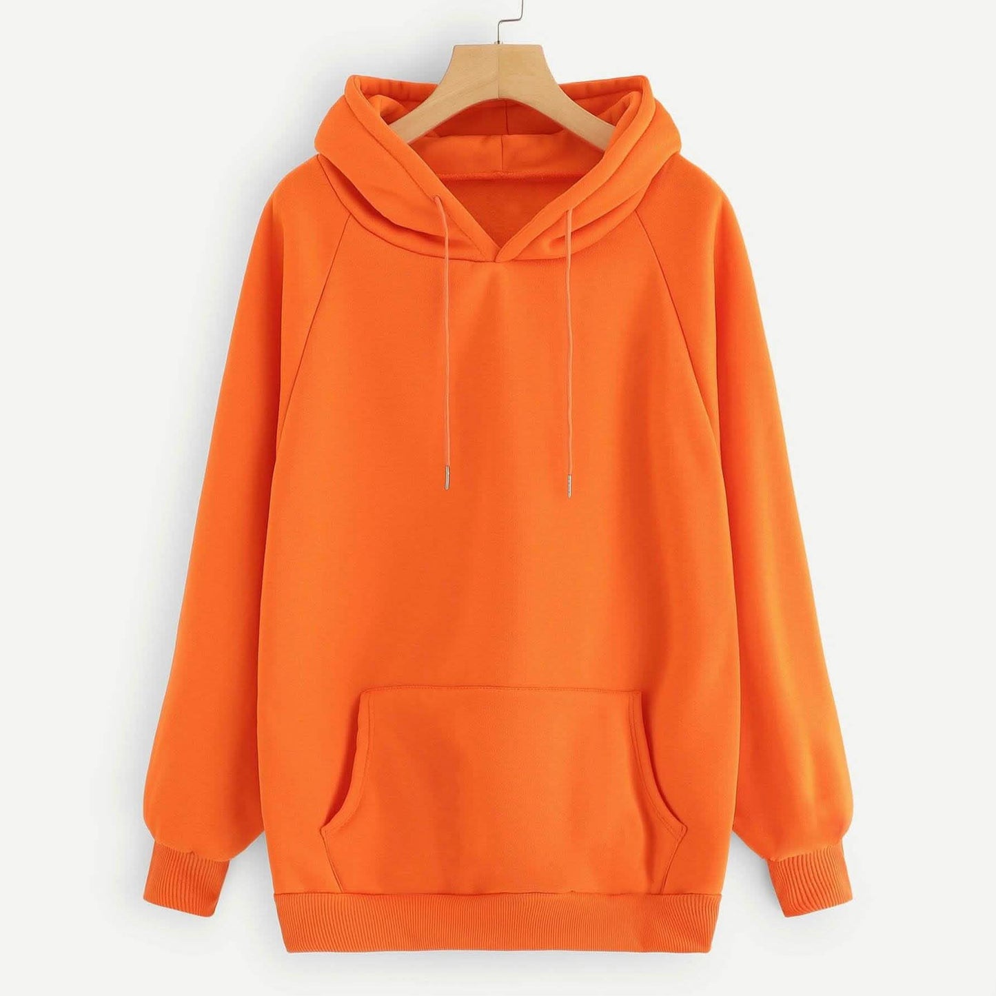 Raglan Sleeve Kangaroo Pocket Hoodie DailySale