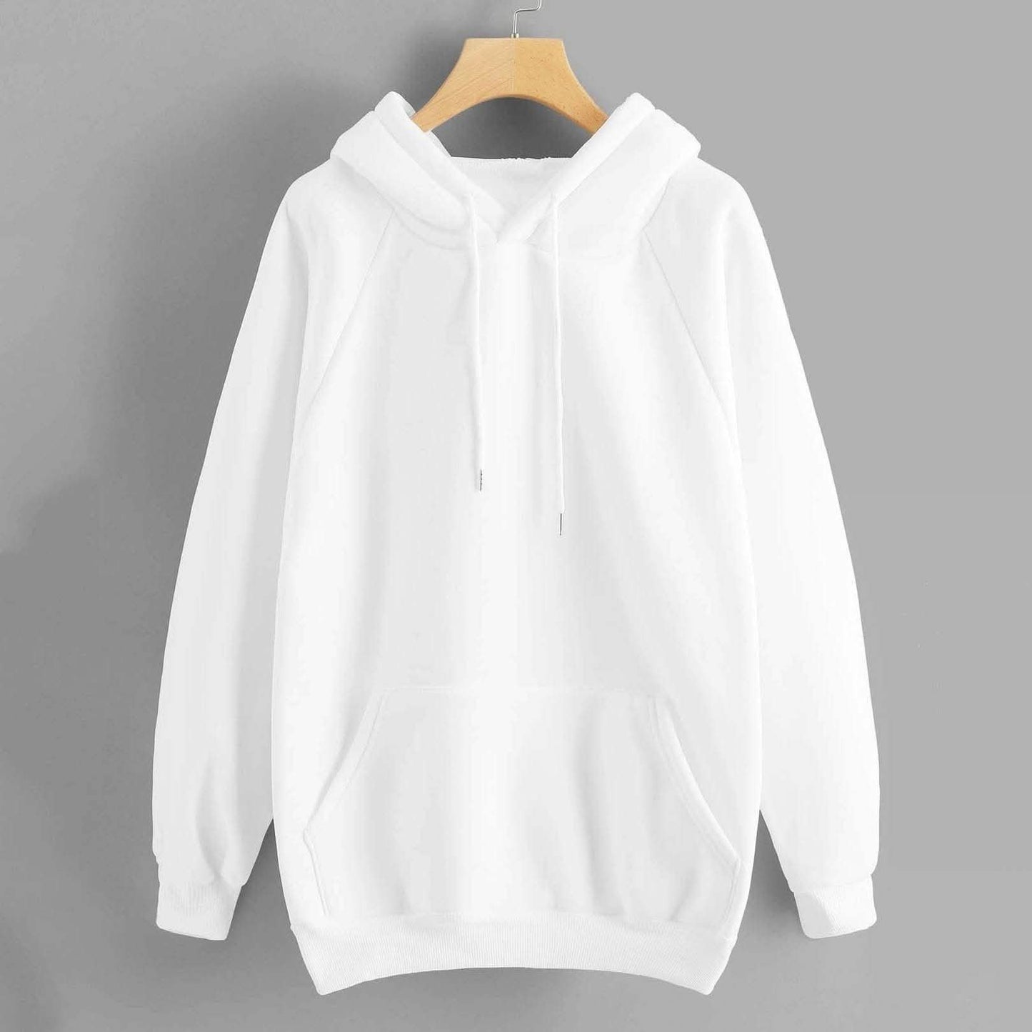 Raglan Sleeve Kangaroo Pocket Hoodie DailySale