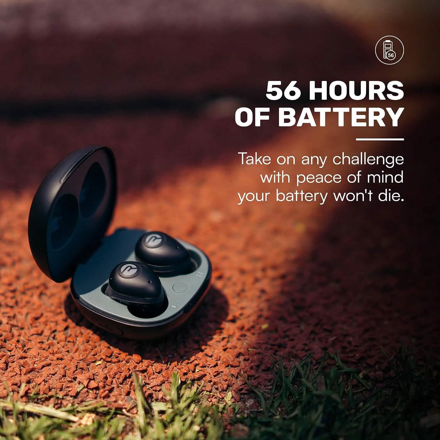 Raycon Fitness Bluetooth True Wireless Earbuds with Built in Mic (Refurbished) DailySale