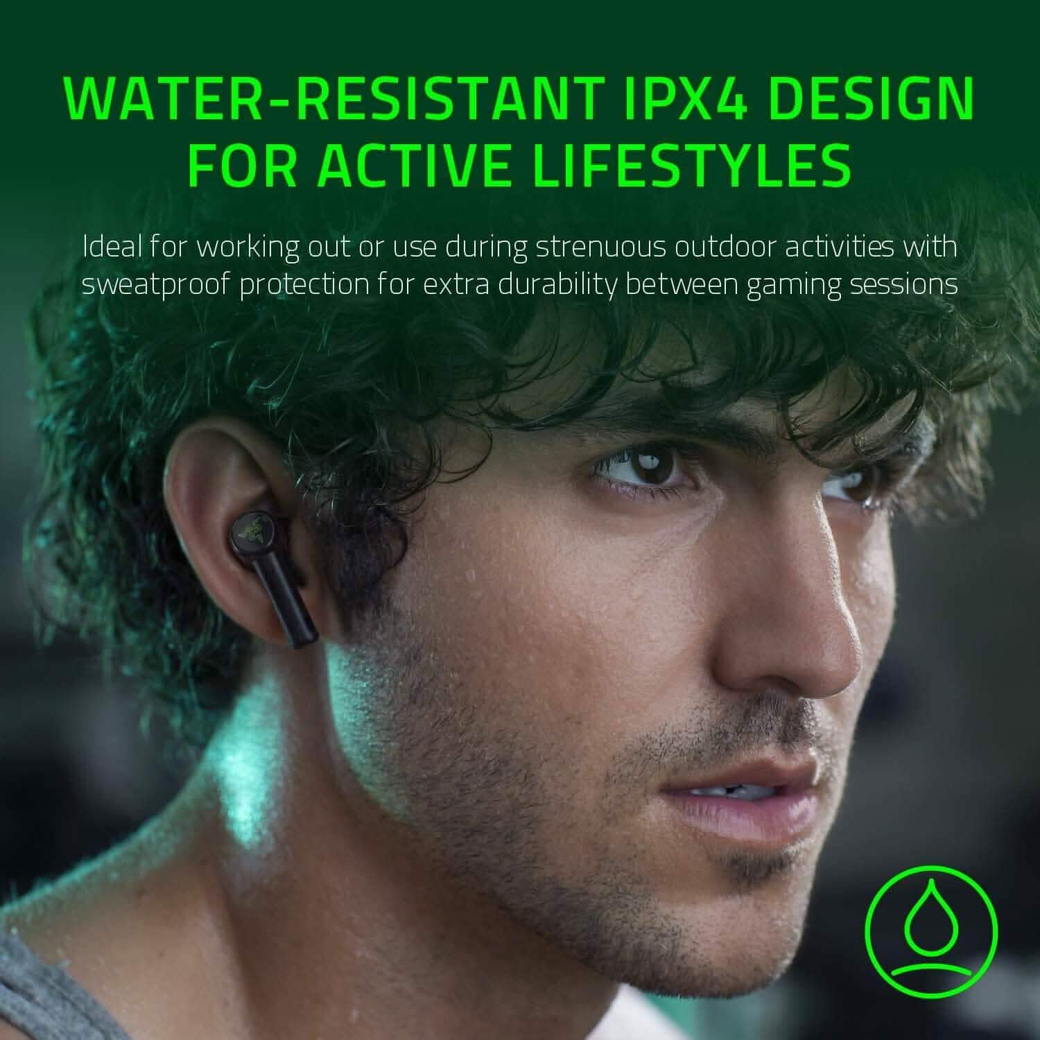 Razer Hammerhead 13MM Drivers True Wireless Bluetooth Gaming Earbuds (Refurbished) DailySale