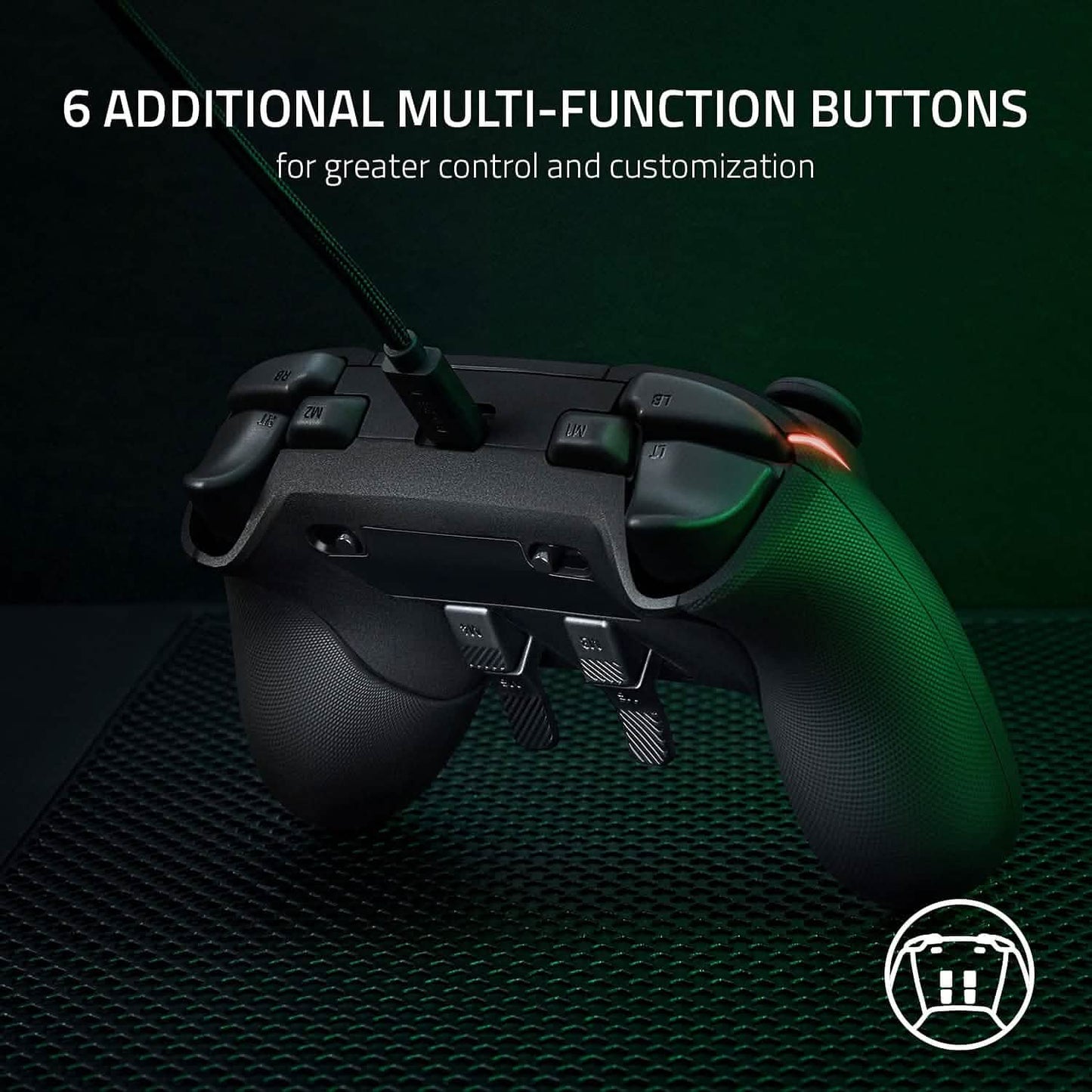 Razer Wolverine V2 Chroma Wired Gaming Pro Controller for Xbox Series X|S, Xbox One, PC  (Refurbished) DailySale