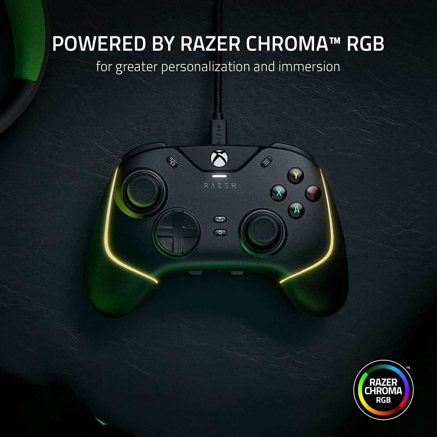 Razer Wolverine V2 Chroma Wired Gaming Pro Controller for Xbox Series X|S, Xbox One, PC  (Refurbished) DailySale