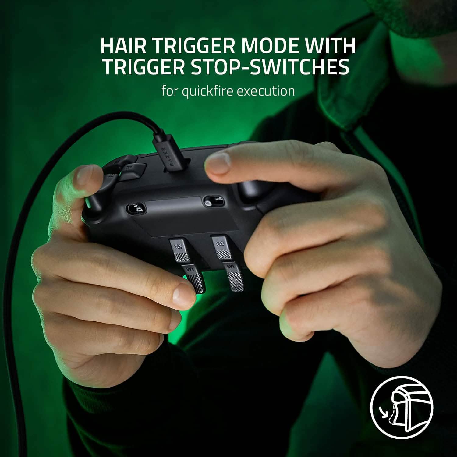 Razer Wolverine V2 Chroma Wired Gaming Pro Controller for Xbox Series X|S, Xbox One, PC  (Refurbished) DailySale