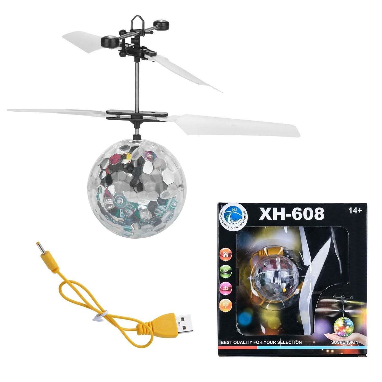 RC Flying LED Ball Helicopter Drone DailySale