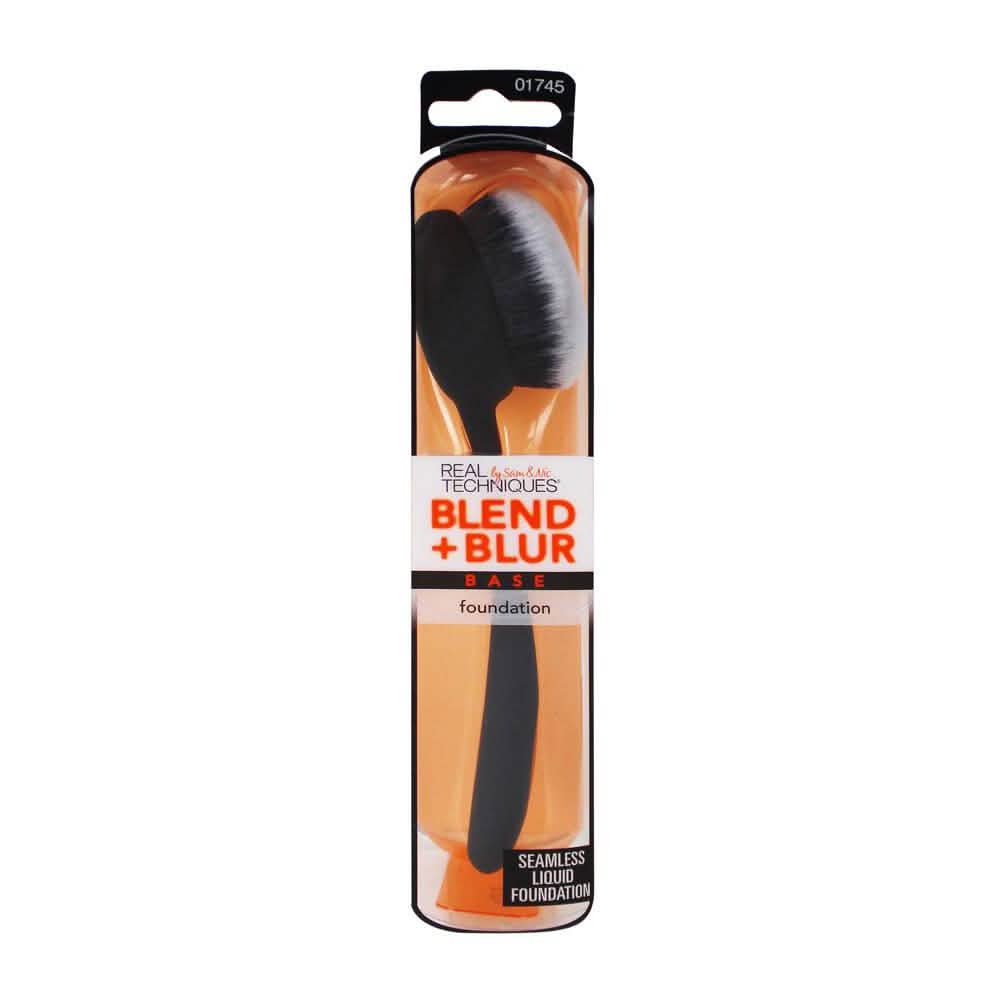 Real Techniques Blend + Blur Makeup Brush for Liquid Foundation DailySale
