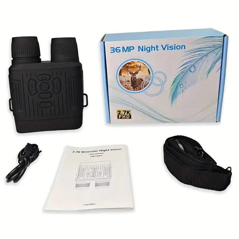 Rechargeable Infrared Night Vision Goggles 10X Digital Zoom with 3'' Screen DailySale