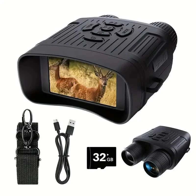 Rechargeable Infrared Night Vision Goggles 10X Digital Zoom with 3'' Screen DailySale