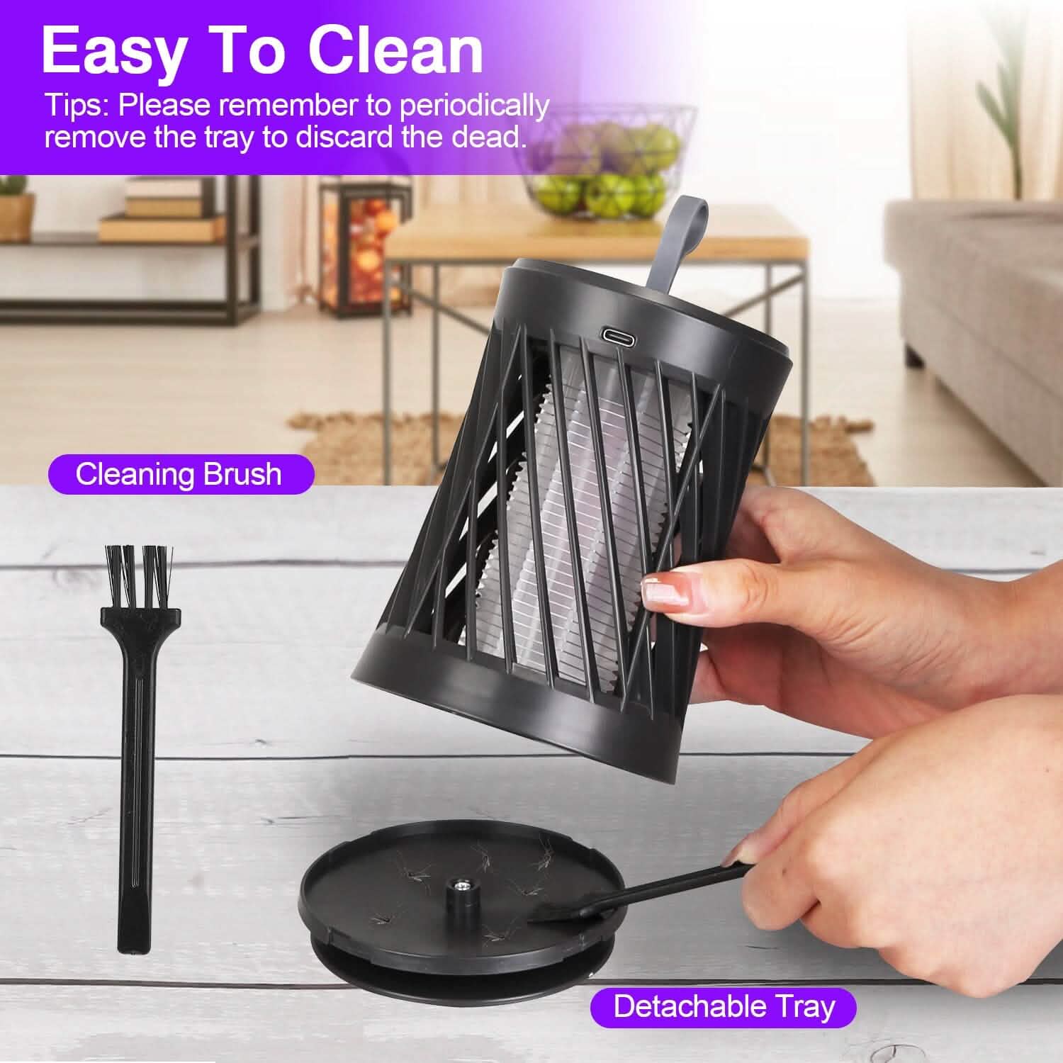Rechargeable Mosquito Killer Lamp with Night Light DailySale