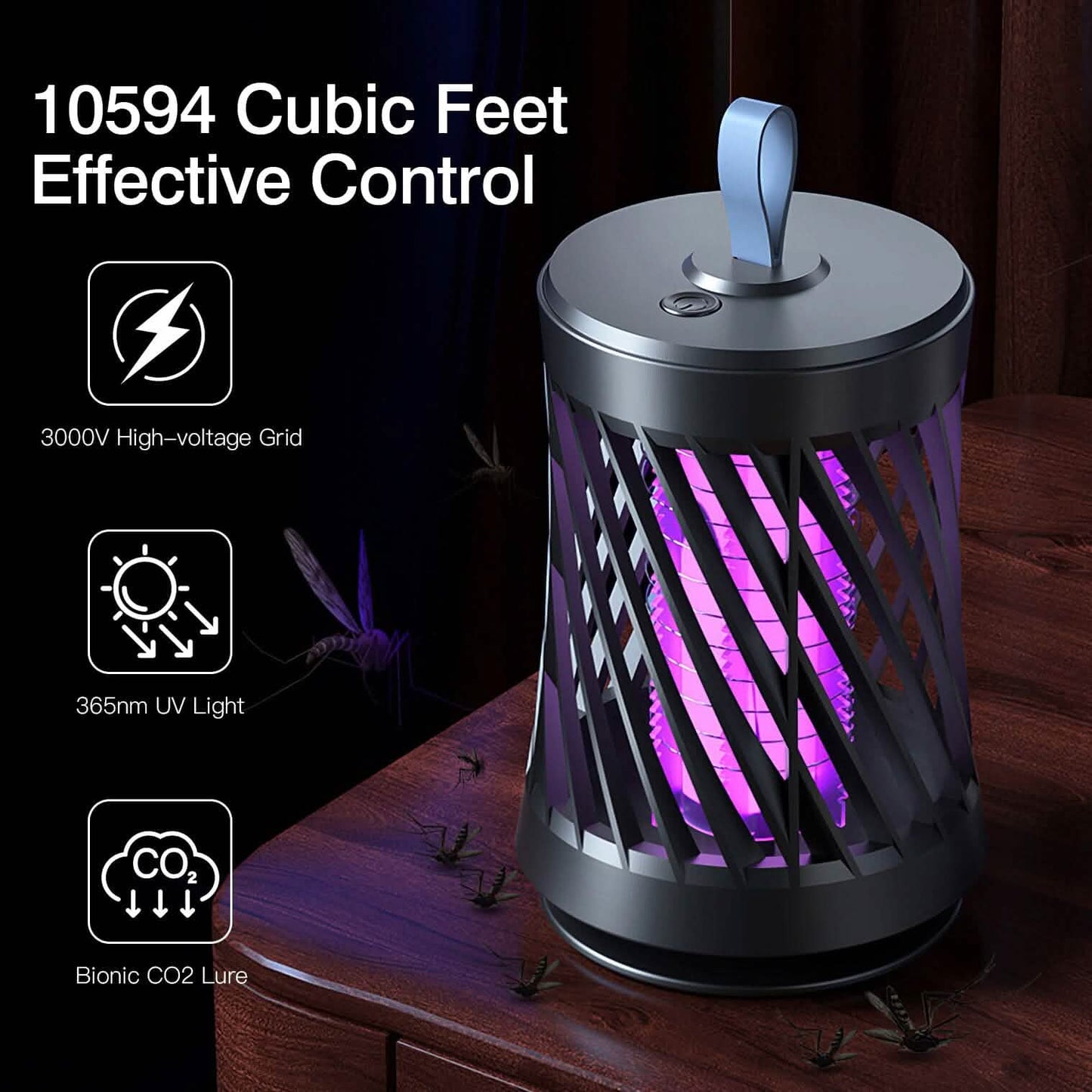 Rechargeable Mosquito Killer Lamp with Night Light DailySale